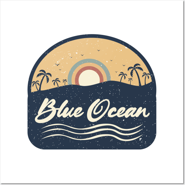 Blue Ocean - Sunshine Wall Art by Pantai Mutun